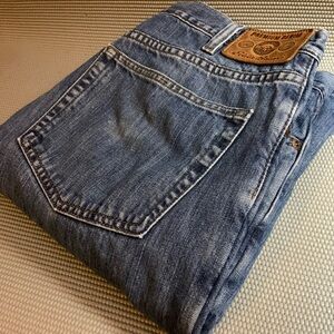 Eddie Bauer Flannel Lined Insulated Thermal Denim Jeans Size 34